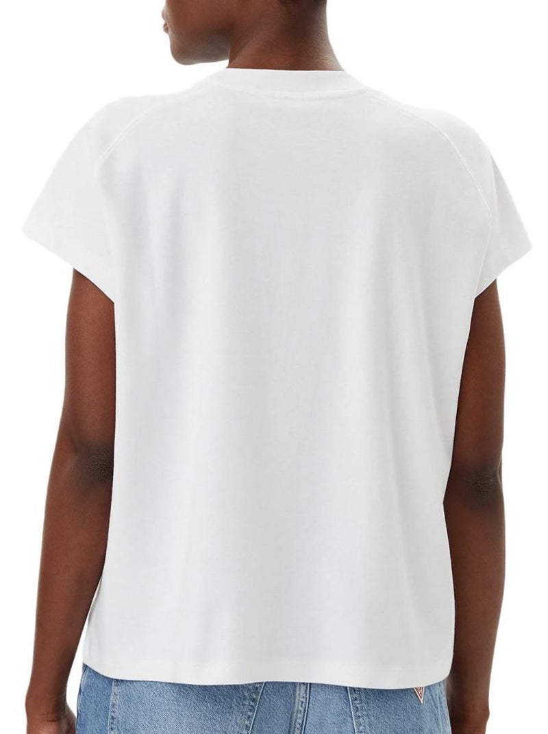 T-shirt Tommy Hilfiger Moderno Branco para Mulher Branco - Kiabi