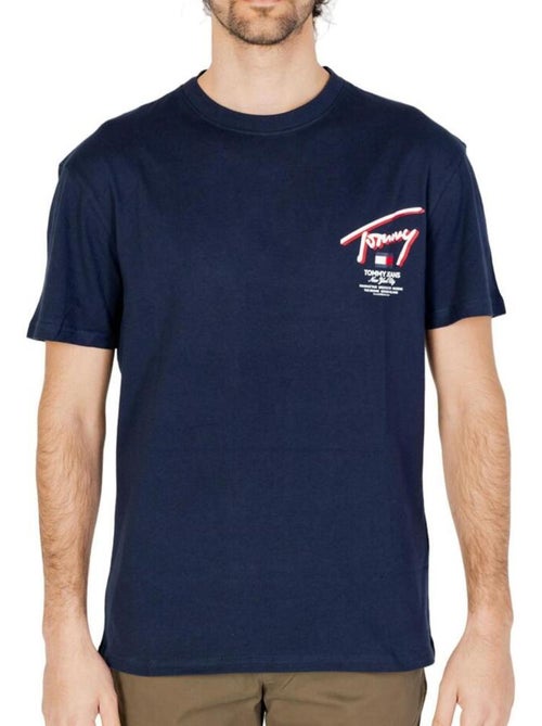T-shirt Tommy Hilfiger para Homem Azul Marinho DM0DM18574 - Kiabi T-shirt Tommy Hilfiger para Homem Azul Marinho DM0DM18574 - Kiabi