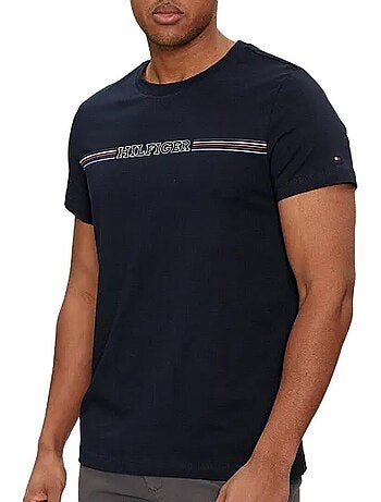 T-shirt Tommy Hilfiger para Homem Azul-Marinho MW0MW34428