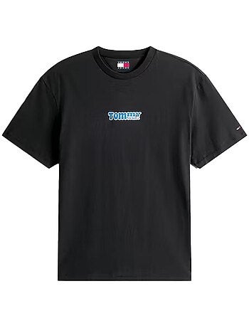 T-Shirt Tommy Hilfiger para Homem DM0DM22051 Preto