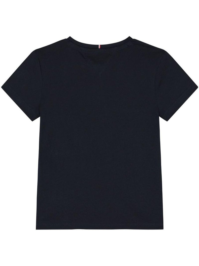 T-shirt Tommy Hilfiger para Menina com Logótipo em Foil Azul Marinho Azul-marinho - Kiabi