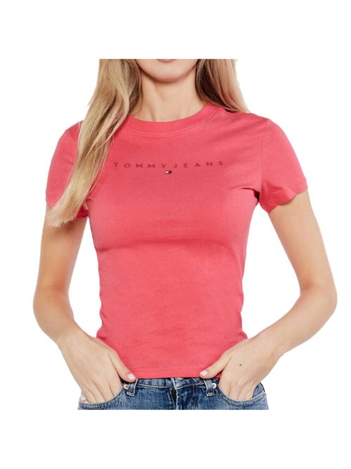 T-shirt Tommy Hilfiger para Mulher Azul-Marinho com Rosa - Kiabi T-shirt Tommy Hilfiger para Mulher Azul-Marinho com Rosa - Kiabi