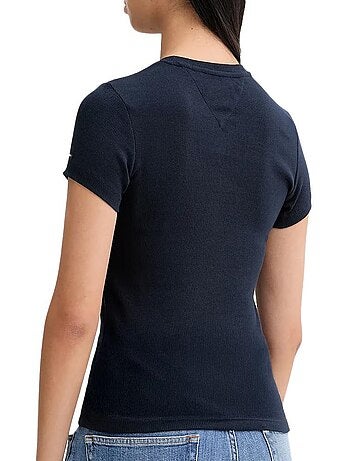 T-Shirt Bege Tommy Hilfiger para Mulher DW0DW21838