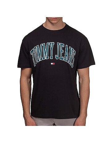 T-shirt Tommy Hilfiger Popcolor Preto para Homem