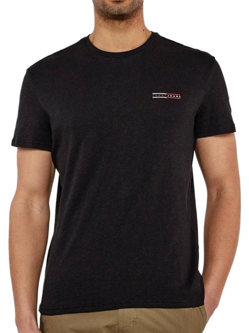 T-Shirt Tommy Hilfiger Preto para Homem DM0DM21303 - Kiabi
