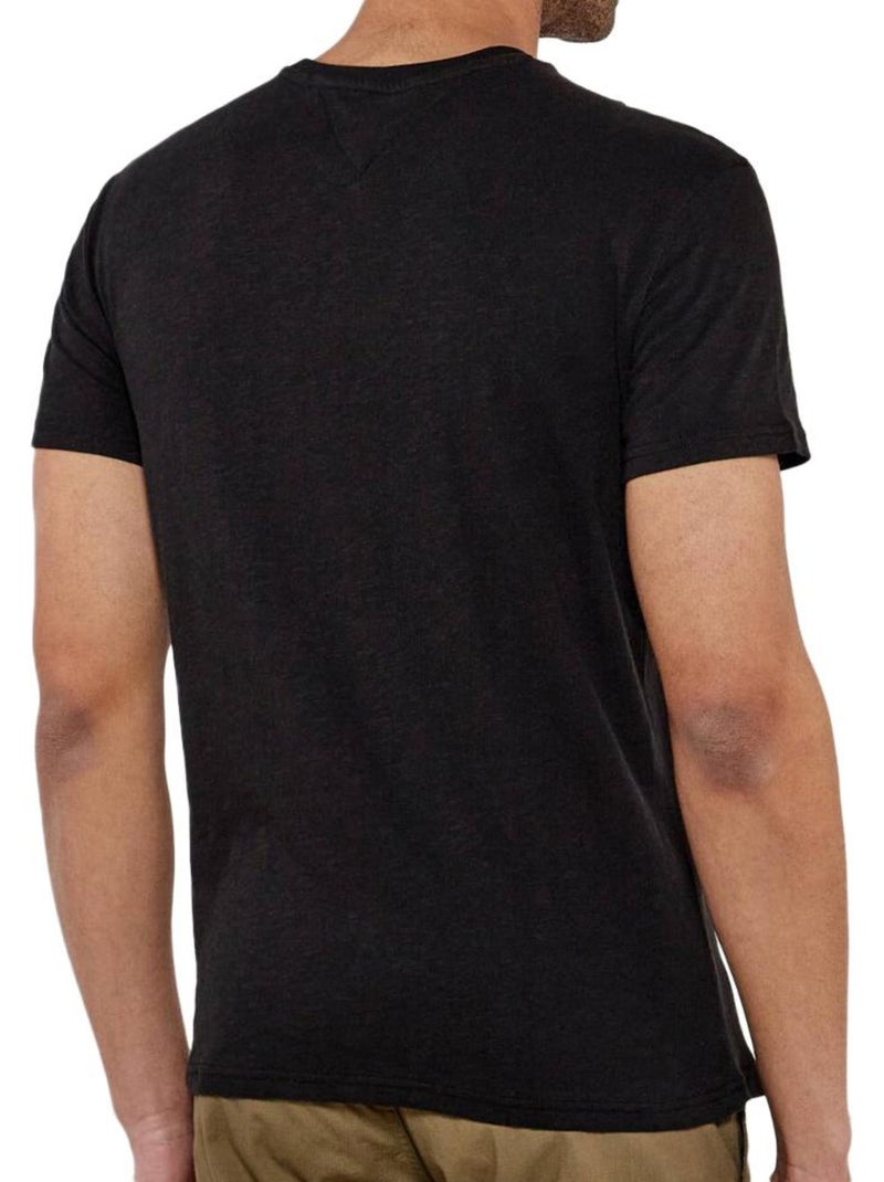 T-Shirt Tommy Hilfiger Preto para Homem DM0DM21303 Preto - Kiabi