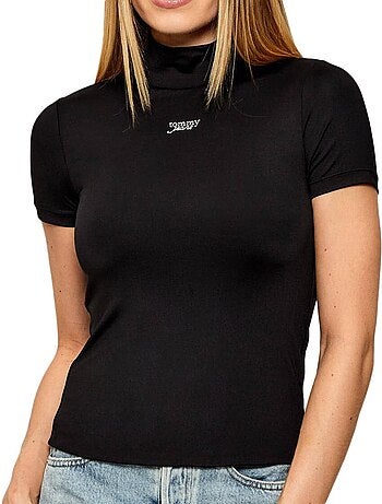 T-Shirt Tommy Hilfiger Preto para Mulher DW0DW21563