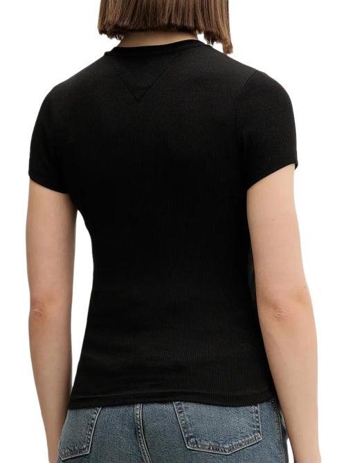 T-Shirt Tommy Hilfiger Preto para Mulher DW0DW21838 - Kiabi