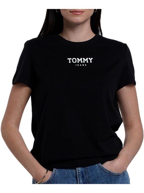 T-Shirt Tommy Hilfiger Preto para Mulher DW0DW21842 - Kiabi T-Shirt Tommy Hilfiger Preto para Mulher DW0DW21842 - Kiabi