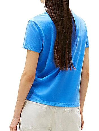 T-shirt Tommy Hilfiger Regular Fit Azul para Mulher