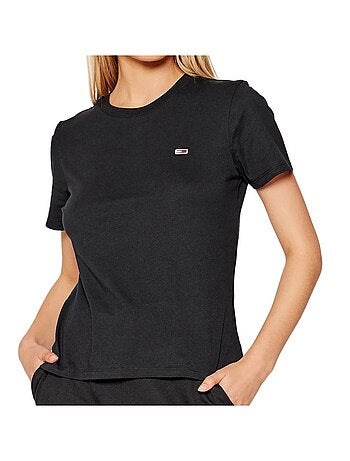 T-shirt Tommy Hilfiger Regular Fit para Mulher Azul Marinho