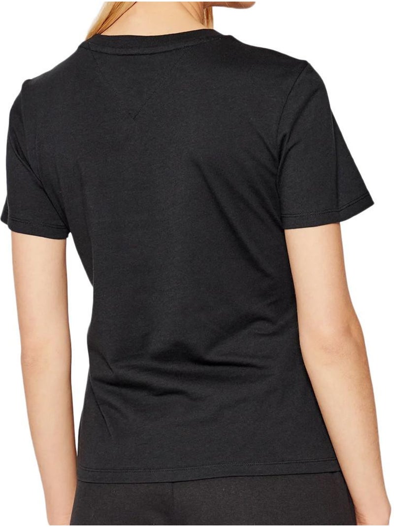 T-shirt Tommy Hilfiger Regular Preto para Mulher Preto - Kiabi