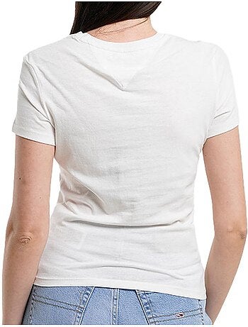 T-shirt Tommy Hilfiger Slim Branco para Mulher