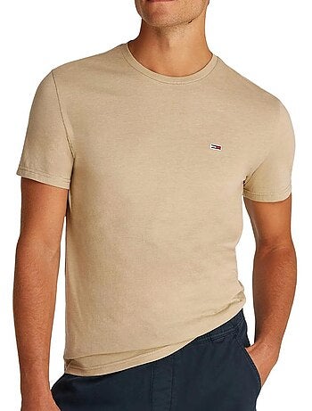 T-shirt Tommy Hilfiger Cinzenta Jaspe para Homem DM0DM20363