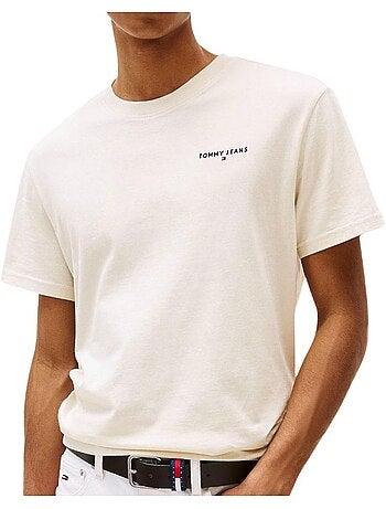 T-shirt tommy hilfiger tjm slim linear azul para homem