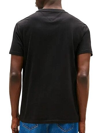 T-shirt Tommy Hilfiger Slim Linear Ches-dark para Homem