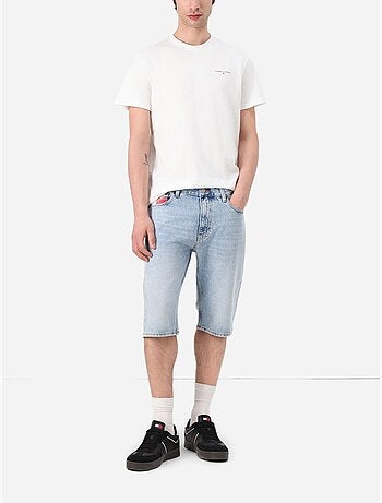 T-shirt Tommy Hilfiger Slim Linear YBL Cru para Homem