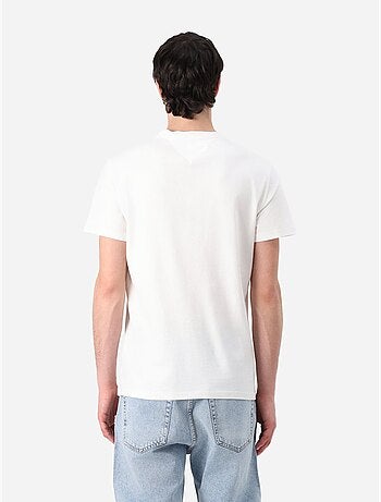 T-shirt Tommy Hilfiger Slim Linear YBL Cru para Homem