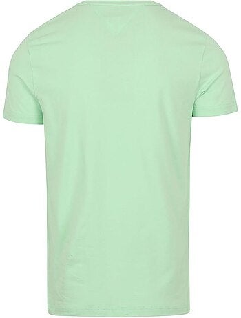 T-shirt Tommy Hilfiger Slim Stretch Verde para Homem