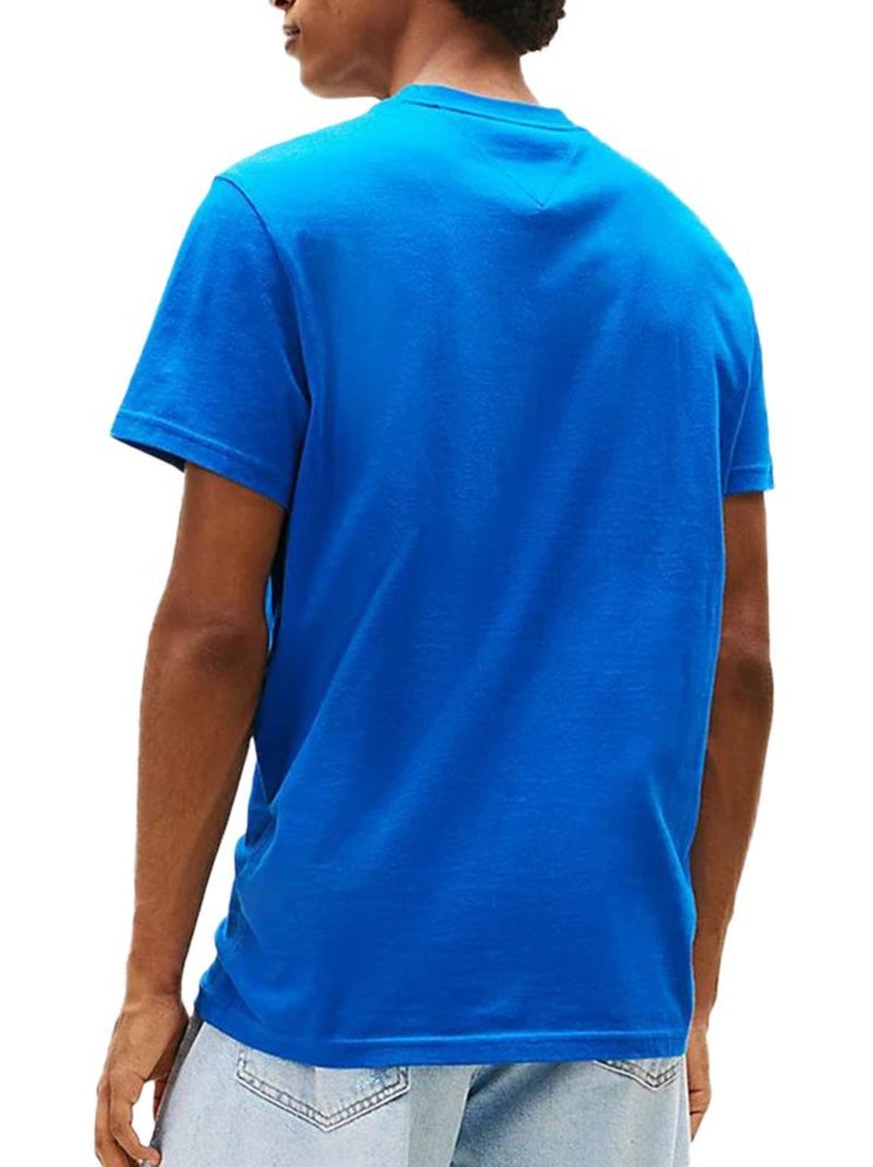 T-shirt Tommy Hilfiger Tjm Slim Font Play Azul para Homem Azul - Kiabi