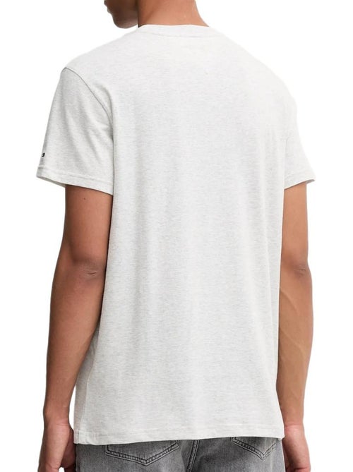 T-shirt Tommy Hilfiger Tjm Slim Font Play Cinzento para Homem - Kiabi