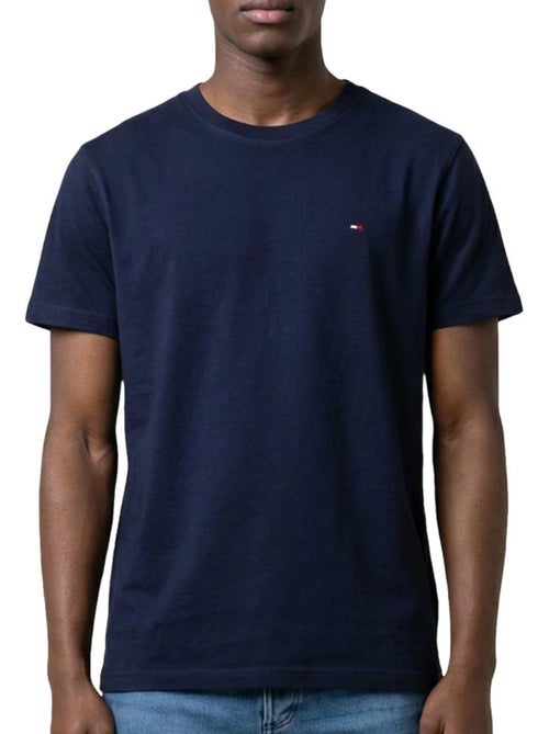 T-shirt Tommy Hilfiger Tjm Slim Linear para Homem Azul-Marinho com Maçã - Kiabi