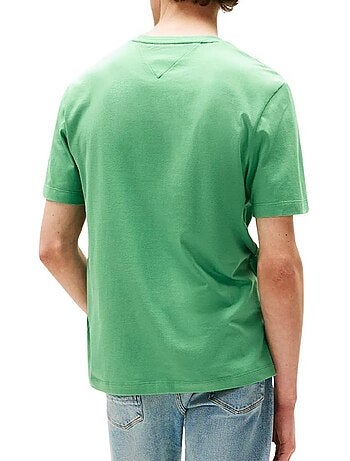 T-shirt Tommy Hilfiger Slim Linear Cinzenta para Homem