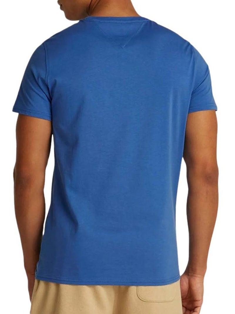T-shirt tommy hilfiger tjm xslim jersey azul para homem Azul escuro - Kiabi