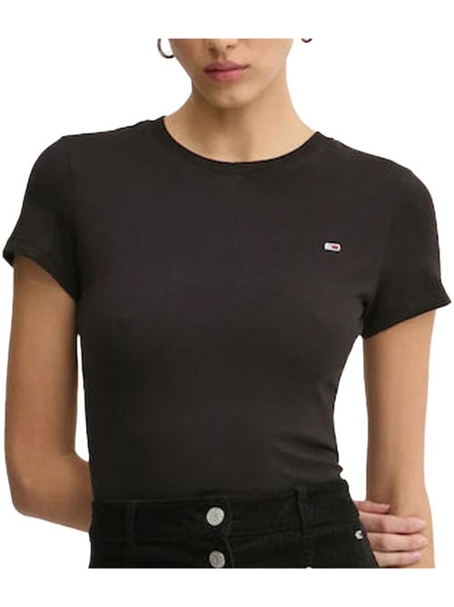 T-shirt Tommy Hilfiger Tjw Preto para Mulher - Kiabi T-shirt Tommy Hilfiger Tjw Preto para Mulher - Kiabi