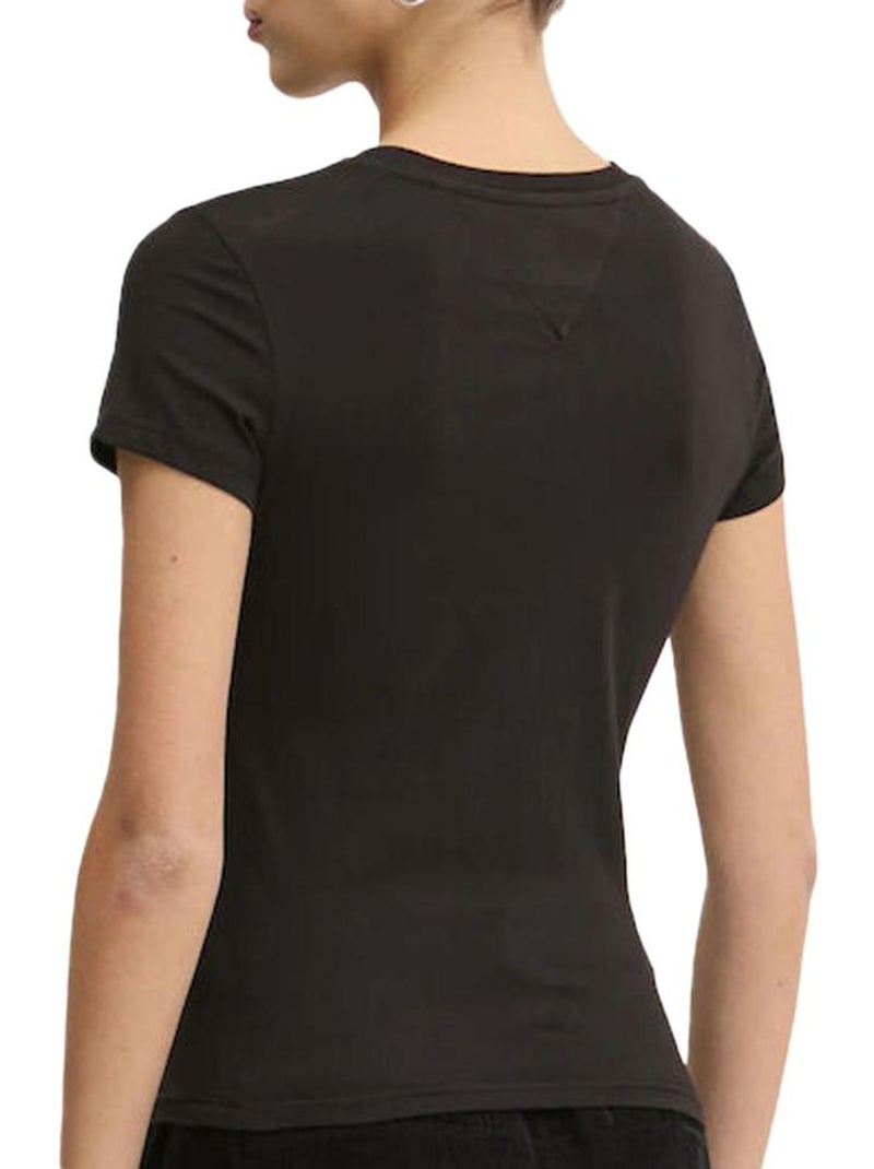 T-shirt Tommy Hilfiger Tjw Preto para Mulher Preto - Kiabi