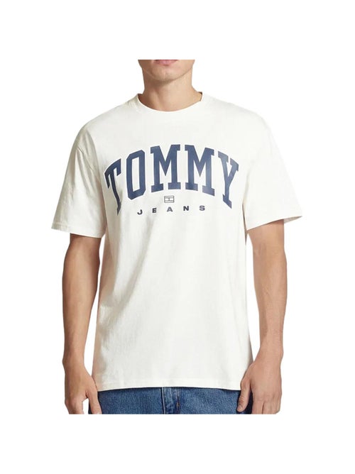 T-shirt Tommy Hilfiger Varsity Branco para Homem - Kiabi