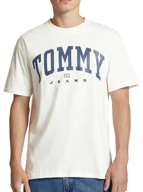 T-shirt Tommy Hilfiger Varsity Branco para Homem - Kiabi