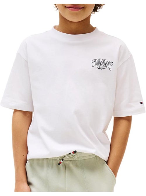 T-Shirt Tommy Hilfiger Varsity Branco para Rapaz - Kiabi T-Shirt Tommy Hilfiger Varsity Branco para Rapaz - Kiabi