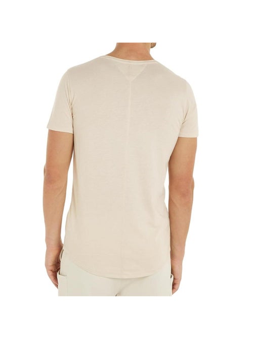T-shirt Tommy Hilfiger Xslim Jaspe Cru para Homem DM0DM09587 - Kiabi
