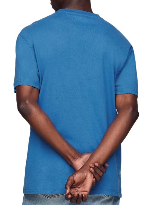 T-shirt Tommy Jeans Regular Fit de Homem Azul-Marinho - Kiabi