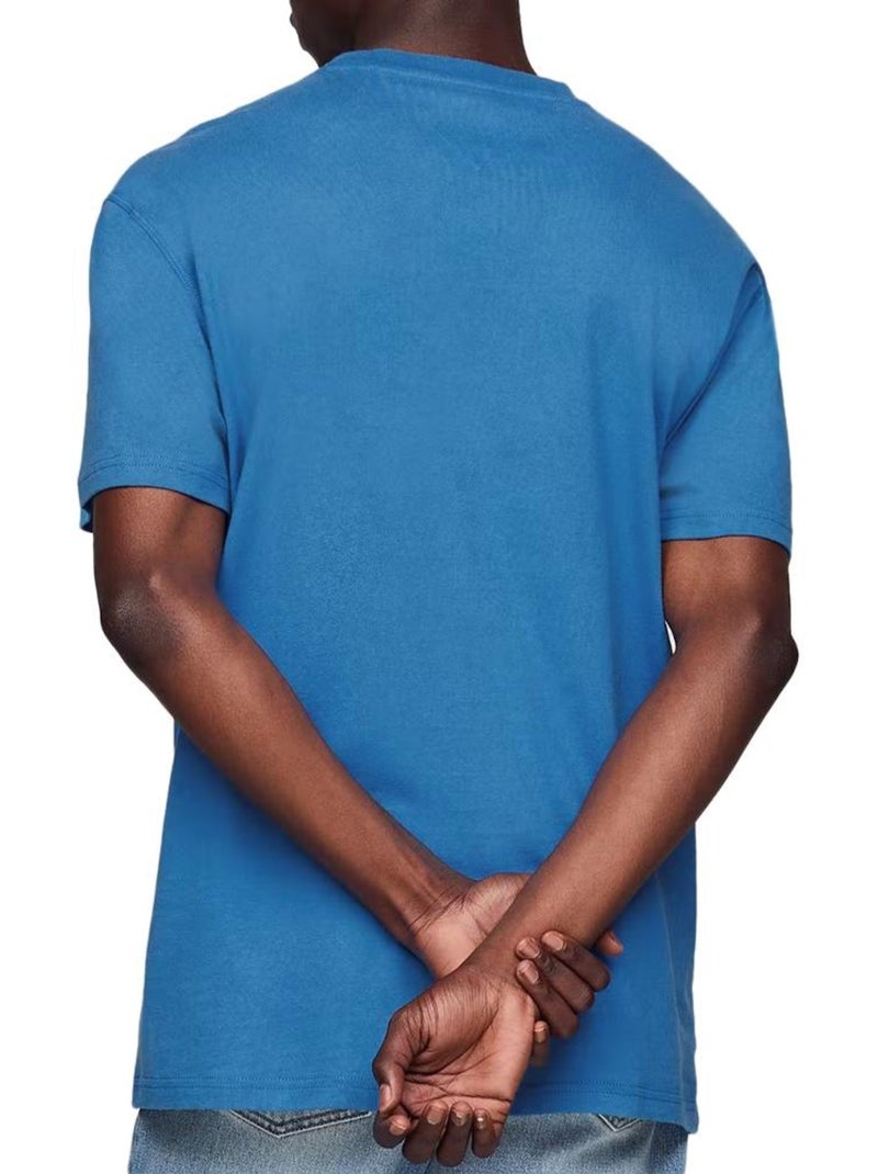 T-shirt Tommy Jeans Regular Fit de Homem Azul-Marinho Azul - Kiabi