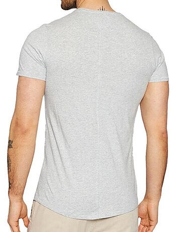T-shirt tommy hilfiger bege jaspe para homem