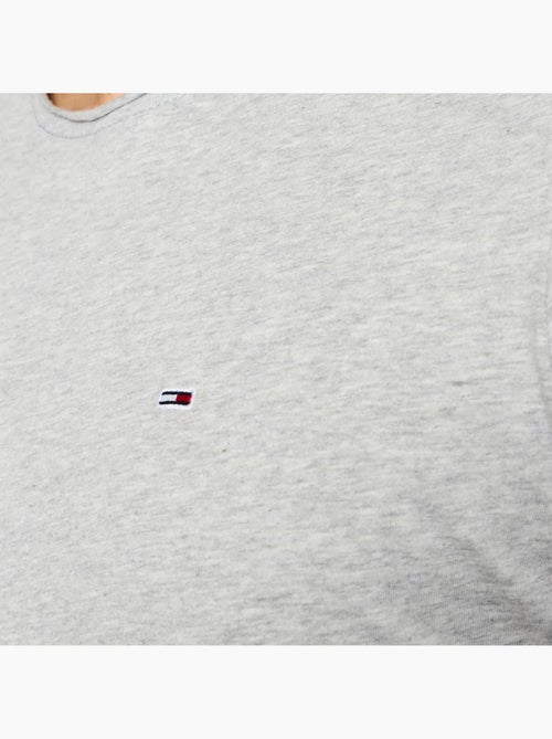 T-shirt tommy jeans slim cinzenta jaspeada para homem - Kiabi T-shirt tommy jeans slim cinzenta jaspeada para homem - Kiabi