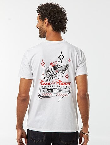 T-shirt 'Toy Story' 'Pizza Planet' de manga curta