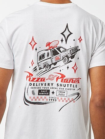 T-shirt 'Toy Story' 'Pizza Planet' de manga curta
