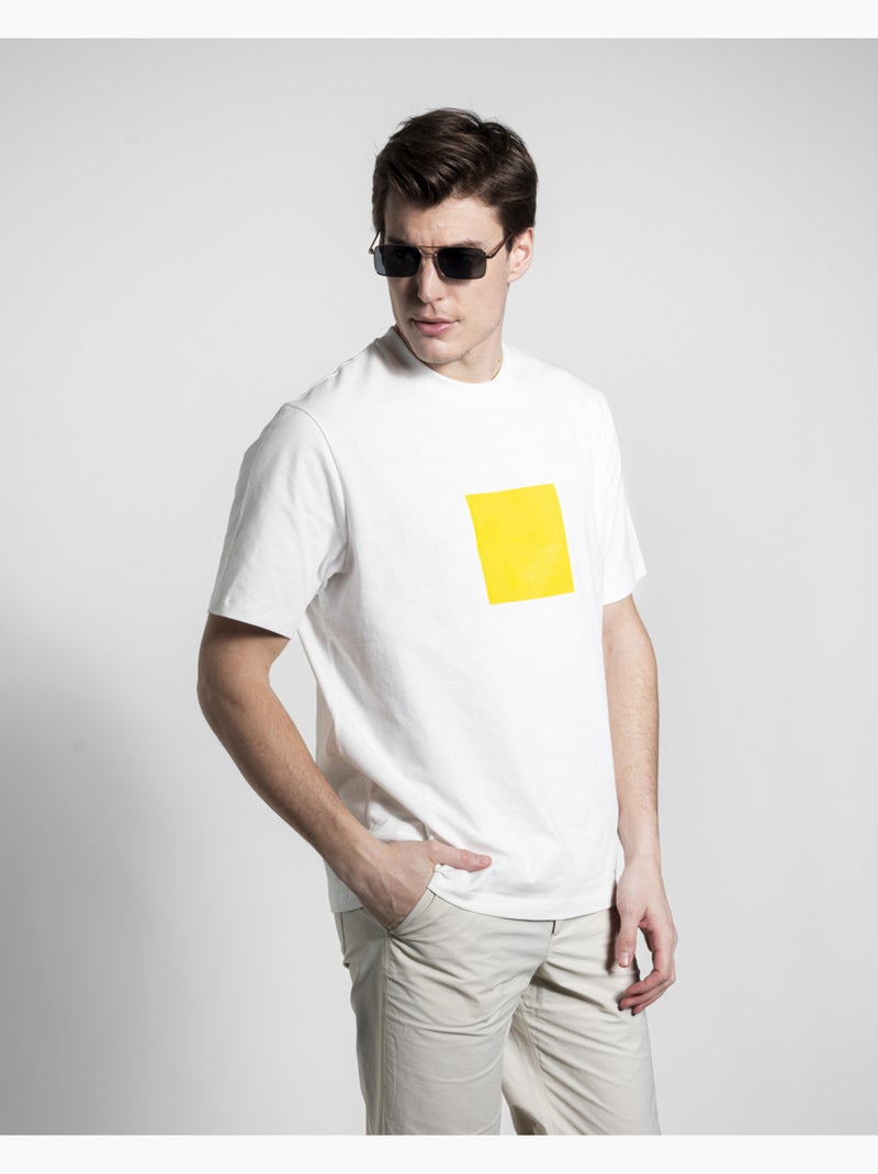 T-shirt typical amarelo regular Amarelo - Kiabi