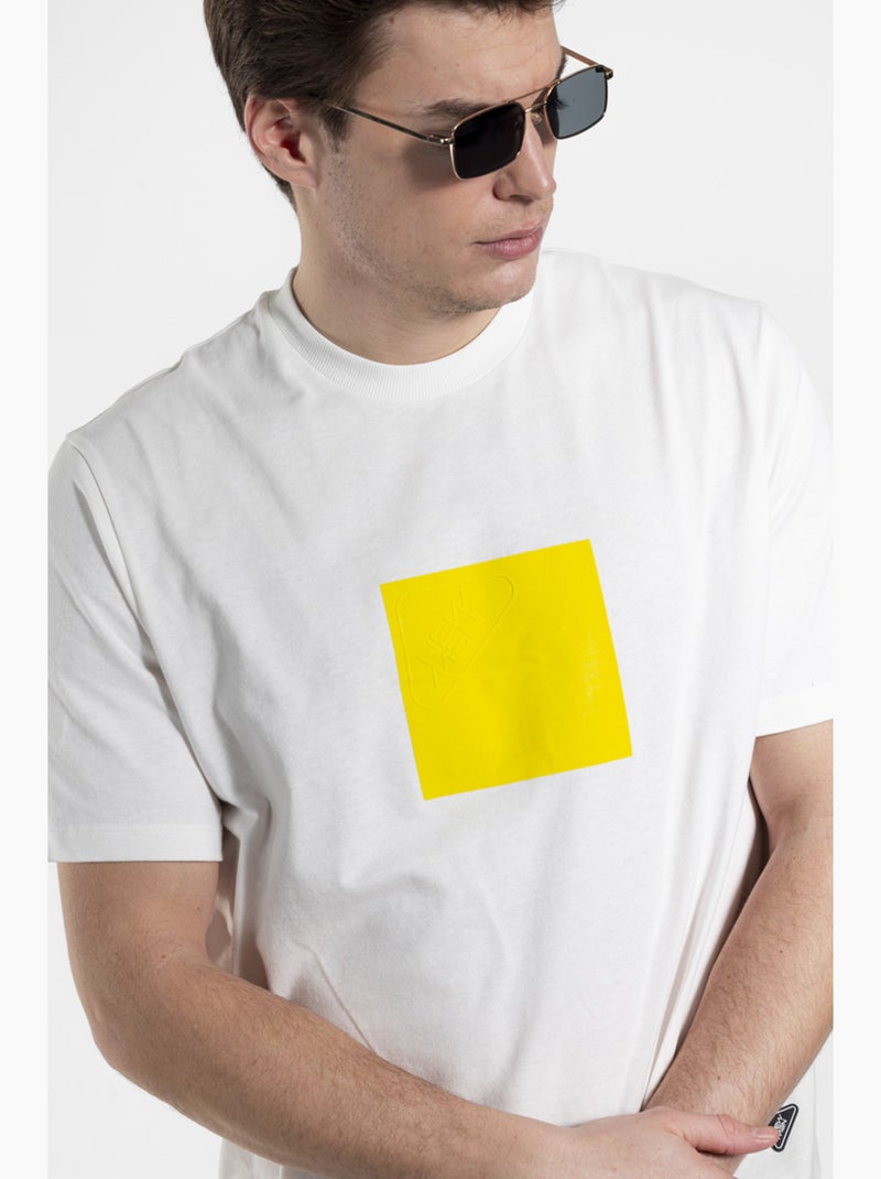 T-shirt typical amarelo regular Amarelo - Kiabi