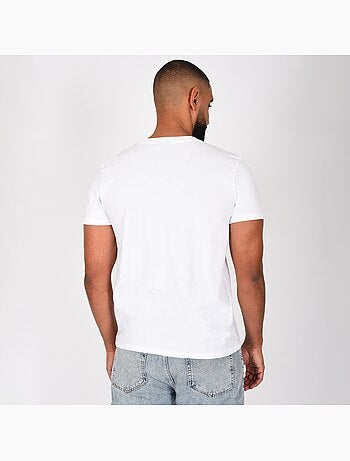 T-shirt ufc branco homem fitness mma lifestyle