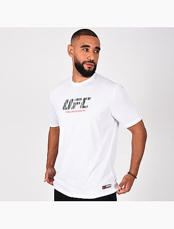 T-shirt ufc homem branco desporto training streetwear