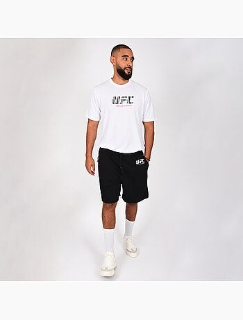 T-shirt ufc homem branco desporto training streetwear