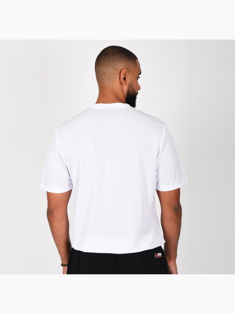 T-shirt ufc homem branco desporto training streetwear Branco - Kiabi