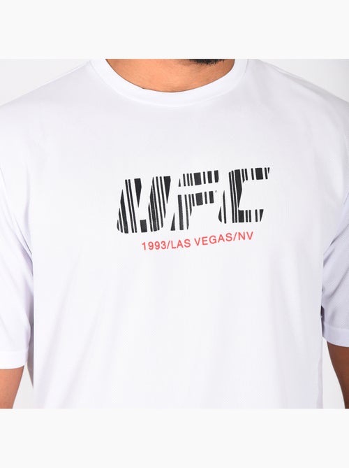 T-shirt ufc homem branco desporto training streetwear - Kiabi