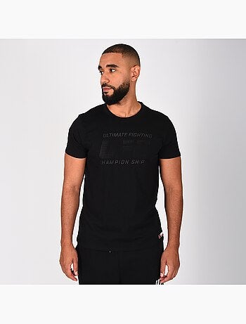 T-shirt ufc homem preto desporto training streetwear