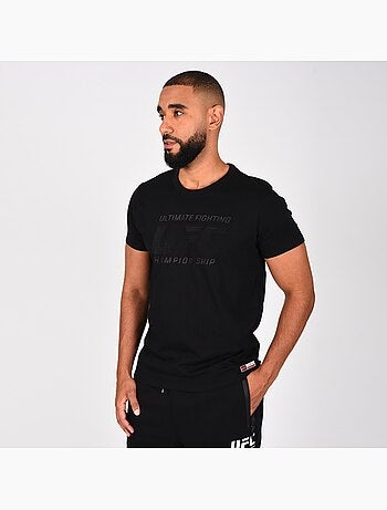 T-shirt ufc homem preto desporto training streetwear
