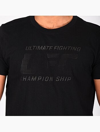 T-shirt ufc homem preto desporto training streetwear